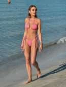 Georgia Harrison Looks Stunning in a Tiny Bikini on the Beach in Miami