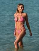 Georgia Harrison Looks Stunning in a Tiny Bikini on the Beach in Miami