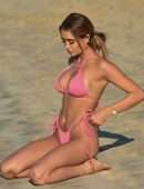 Georgia Harrison Looks Stunning in a Tiny Bikini on the Beach in Miami