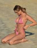Georgia Harrison Looks Stunning in a Tiny Bikini on the Beach in Miami