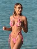 Georgia Harrison Looks Stunning in a Tiny Bikini on the Beach in Miami
