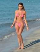 Georgia Harrison Looks Stunning in a Tiny Bikini on the Beach in Miami