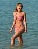 Georgia Harrison Looks Stunning in a Tiny Bikini on the Beach in Miami