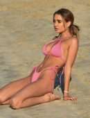 Georgia Harrison Looks Stunning in a Tiny Bikini on the Beach in Miami