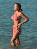 Georgia Harrison Looks Stunning in a Tiny Bikini on the Beach in Miami