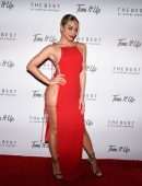 Jasmine Sanders in a Revealing Dress at Tone It Up: The Best by Jasmine Sanders Launch Party in West Hollywood