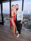 Jasmine Sanders in a Revealing Dress at Tone It Up: The Best by Jasmine Sanders Launch Party in West Hollywood