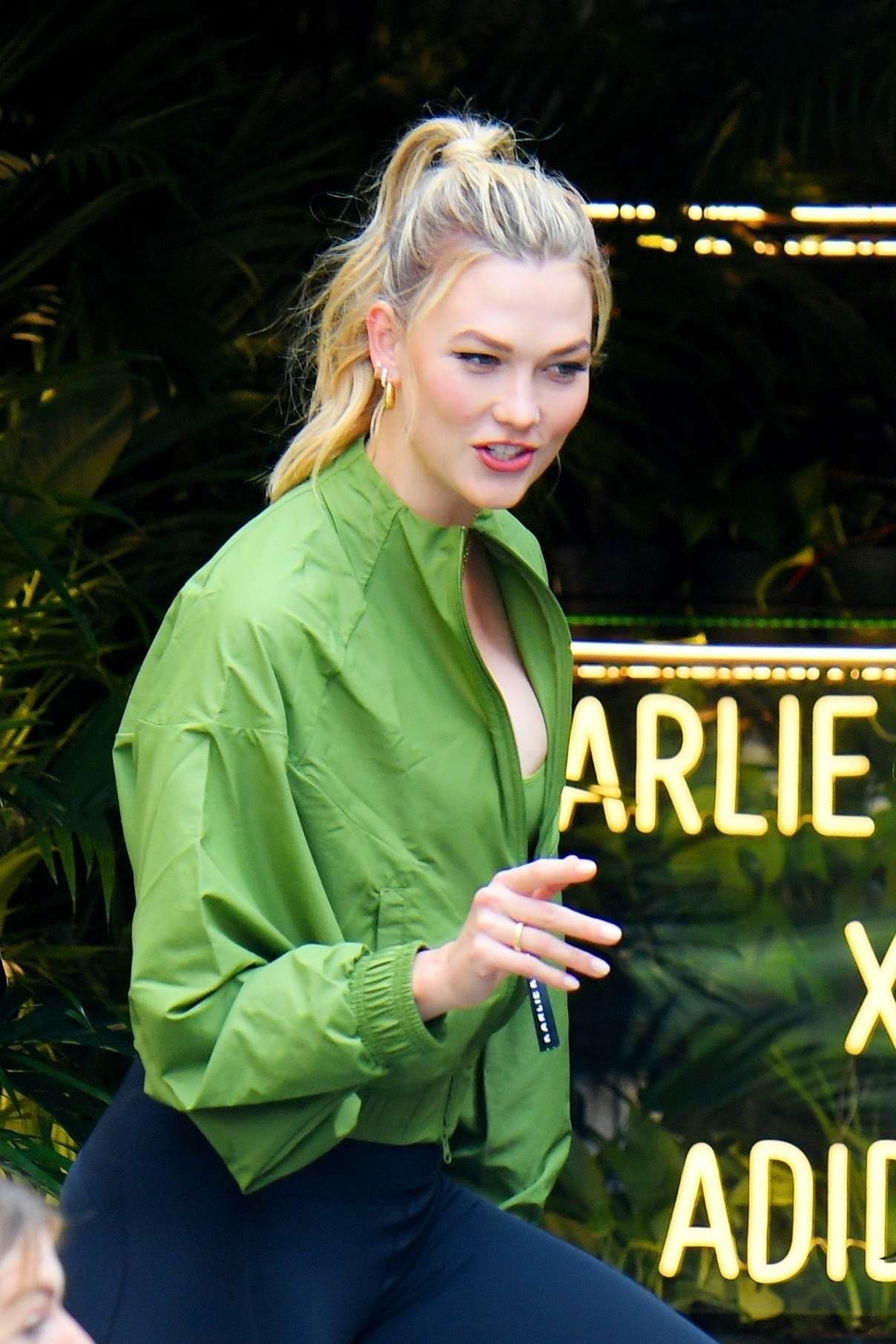 Karlie Kloss Booty, Promoting her New Line in NYC