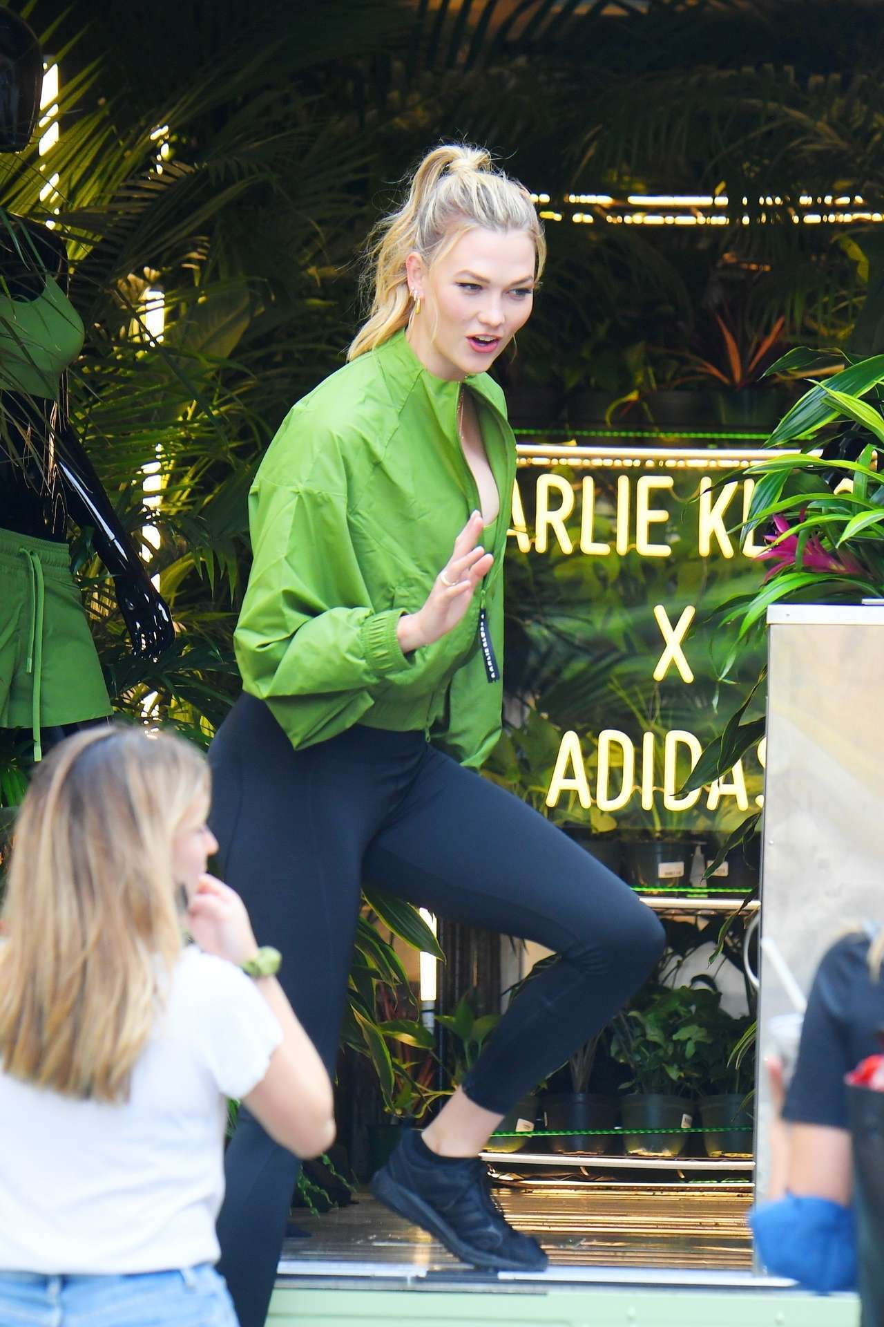 Karlie Kloss Booty, Promoting her New Line in NYC