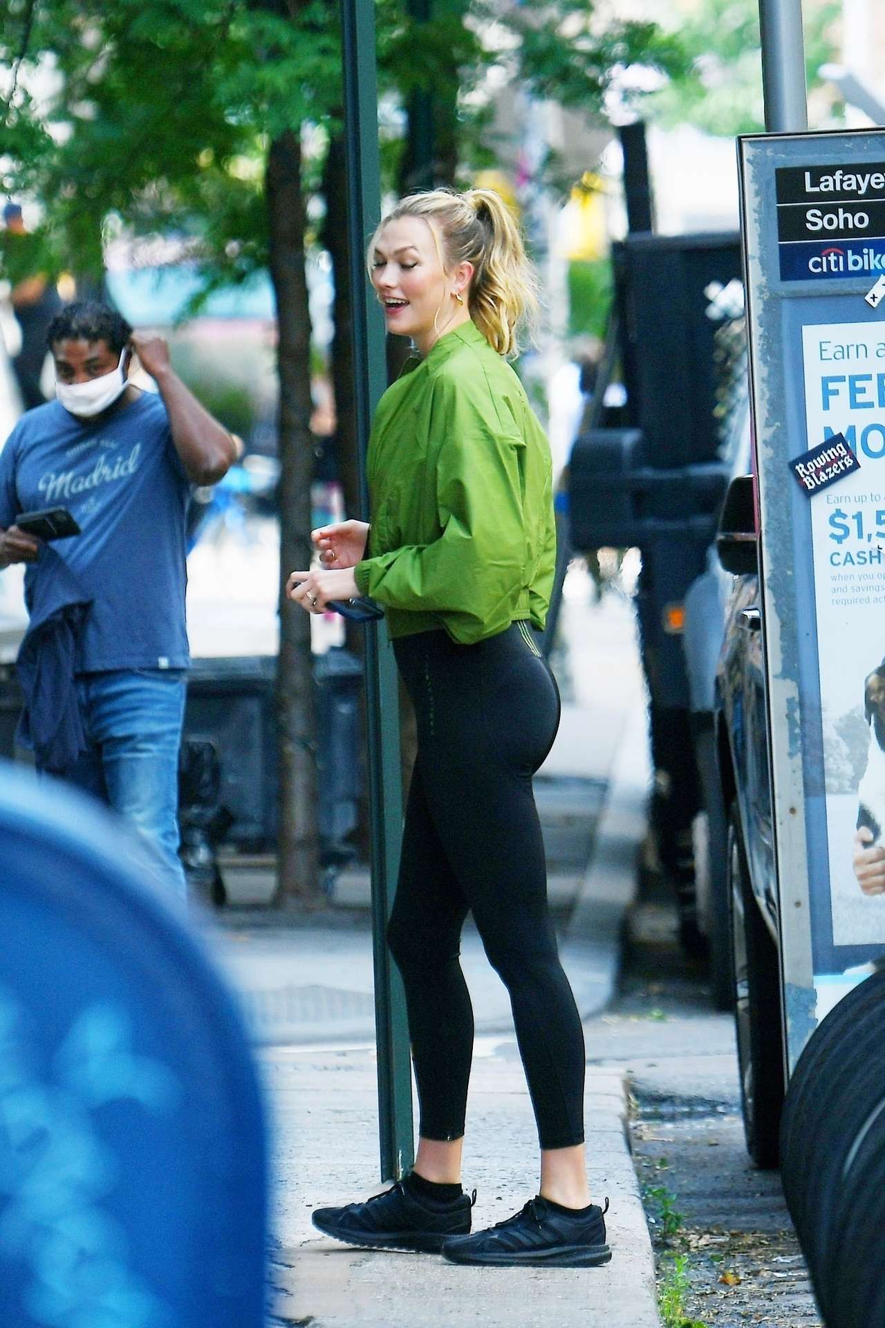 Karlie Kloss Booty, Promoting her New Line in NYC