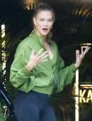 Karlie Kloss Booty, Promoting her New Line in NYC