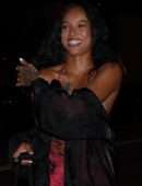 Karrueche Tran Cleavage Outside Catch in West Hollywood