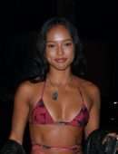 Karrueche Tran Cleavage Outside Catch in West Hollywood