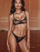 Kelly Gale in a See-Through Lingerie for Gooseberry Intimates Photoshoot