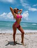 Khloe Terae Booty in Bikini at a Beach