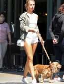 Kimberley Garner Leggy and Booty, Out in London