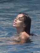 Madalina Ghenea Booty in a Thong Bikini on a Yacht in Portofino