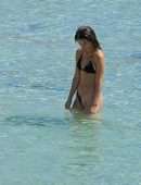 Maria Pedraza in Bikini on the Beach in Ibiza