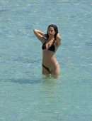 Maria Pedraza in Bikini on the Beach in Ibiza