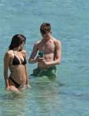 Maria Pedraza in Bikini on the Beach in Ibiza