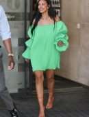 Maya Jama Leggy at BBC Studios in London