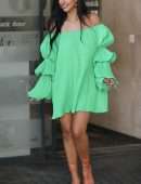 Maya Jama Leggy at BBC Studios in London