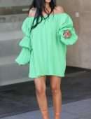 Maya Jama Leggy at BBC Studios in London