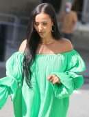 Maya Jama Leggy at BBC Studios in London