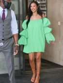 Maya Jama Leggy at BBC Studios in London