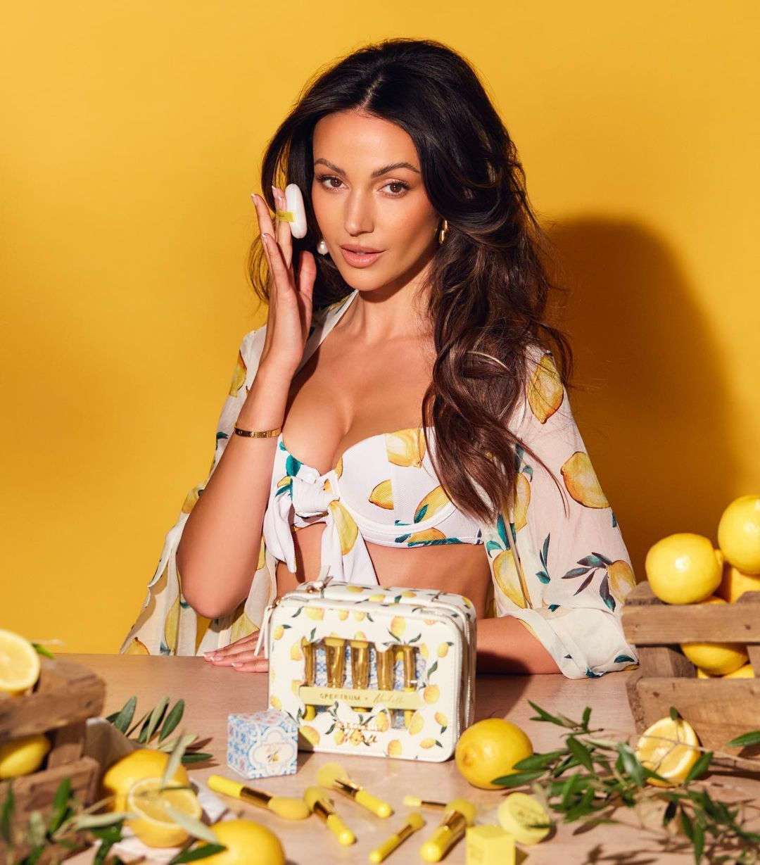 Michelle Keegan at Makeup Line Range Photoshoot with Spectrum - June 2021