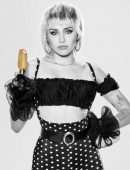 Miley Cyrus in Photoshoot for Magnum Ice Cream 2021