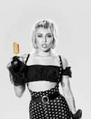 Miley Cyrus in Photoshoot for Magnum Ice Cream 2021