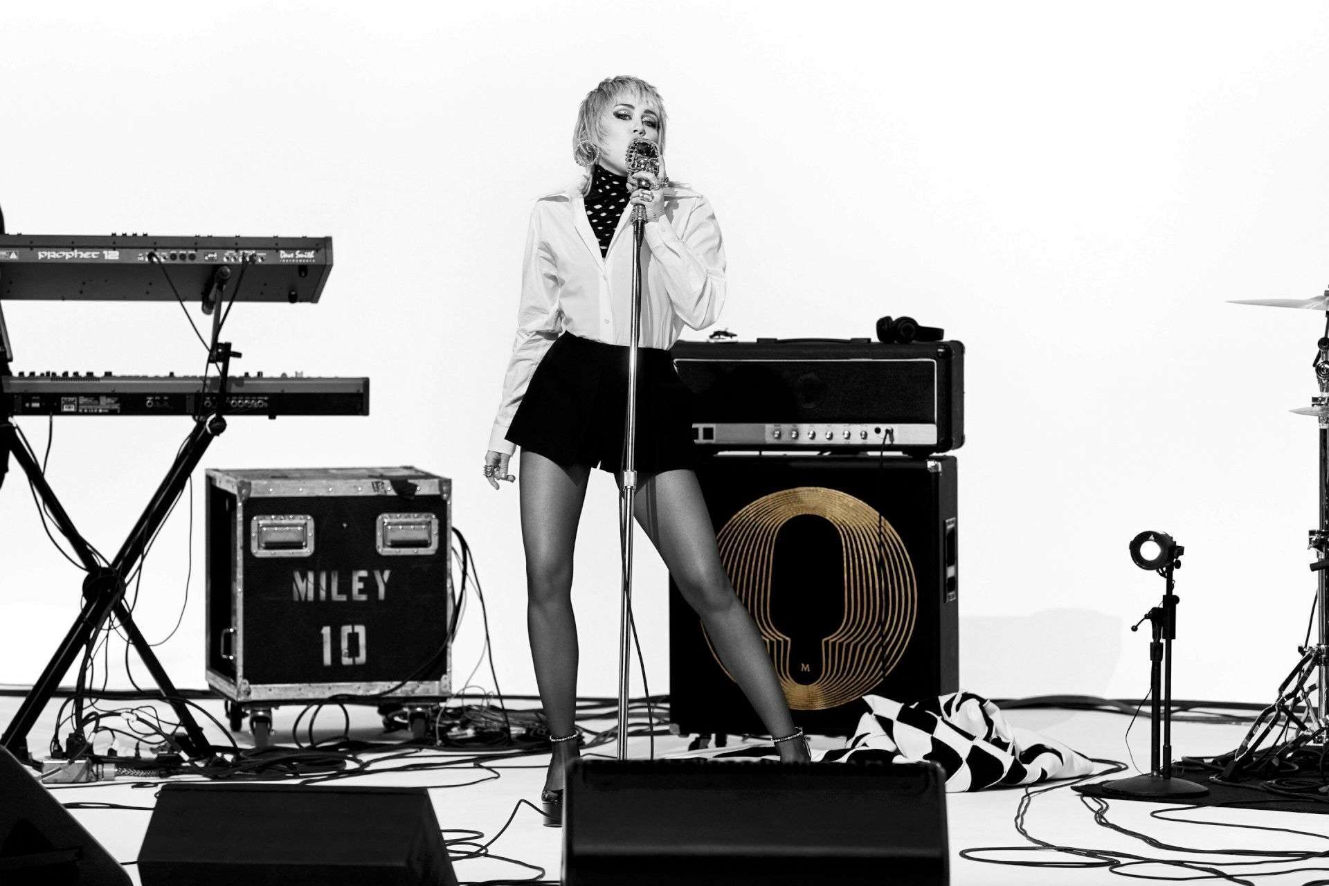 Miley Cyrus in Photoshoot for Magnum Ice Cream 2021