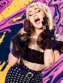 Miley Cyrus in Photoshoot for Magnum Ice Cream 2021