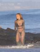 Rita Ora Filming a Music Video in Malibu