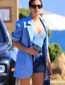 Sara Sampaio Leggy, Waiting for her Car in Malibu