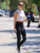 Sara Sampaio in Yoga Pants for a Workout in West Hollywood