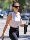 Sara Sampaio in Yoga Pants for a Workout in West Hollywood