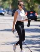 Sara Sampaio in Yoga Pants for a Workout in West Hollywood