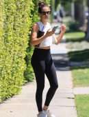 Sara Sampaio in Yoga Pants for a Workout in West Hollywood