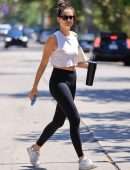 Sara Sampaio in Yoga Pants for a Workout in West Hollywood