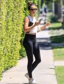 Sara Sampaio in Yoga Pants for a Workout in West Hollywood
