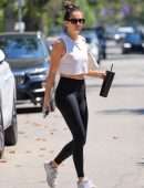 Sara Sampaio in Yoga Pants for a Workout in West Hollywood