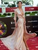 Stephanie Cayo at the Premiere of 'Con Quien Viajas' during the 24th Malaga Film Festival