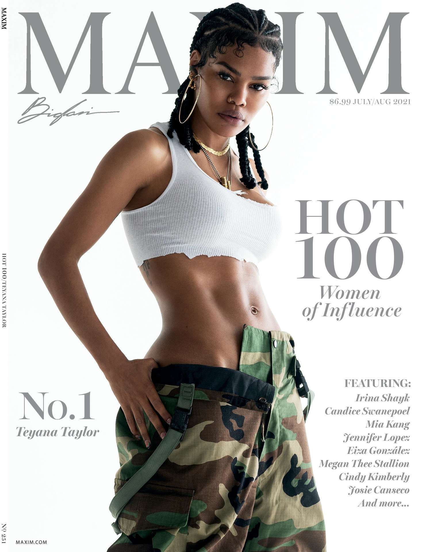 Teyana Taylor - Maxim Magazine - July/Aug 2021
