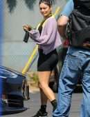 Vanessa Hudgens Booty in Tights at the Gym in West Hollywood