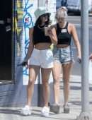 Vanessa Hudgens and GG Magree at a Farmers Market in Los Angeles