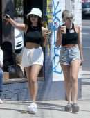 Vanessa Hudgens and GG Magree at a Farmers Market in Los Angeles