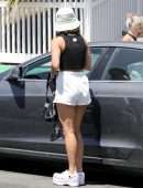 Vanessa Hudgens and GG Magree at a Farmers Market in Los Angeles
