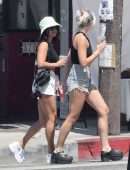 Vanessa Hudgens and GG Magree at a Farmers Market in Los Angeles